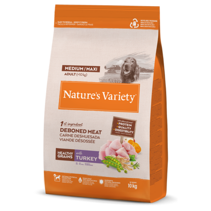 Nature'S Variety Healthy Grain Medium Maxi Pavo NATURE'S VARIETY Mascotas-Ávila