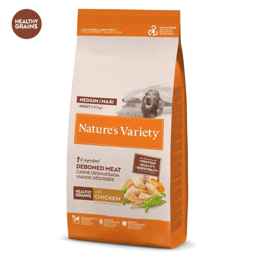 Nature'S Variety Healthy Grains Medium Maxi Pollo NATURE'S VARIETY Mascotas-Ávila