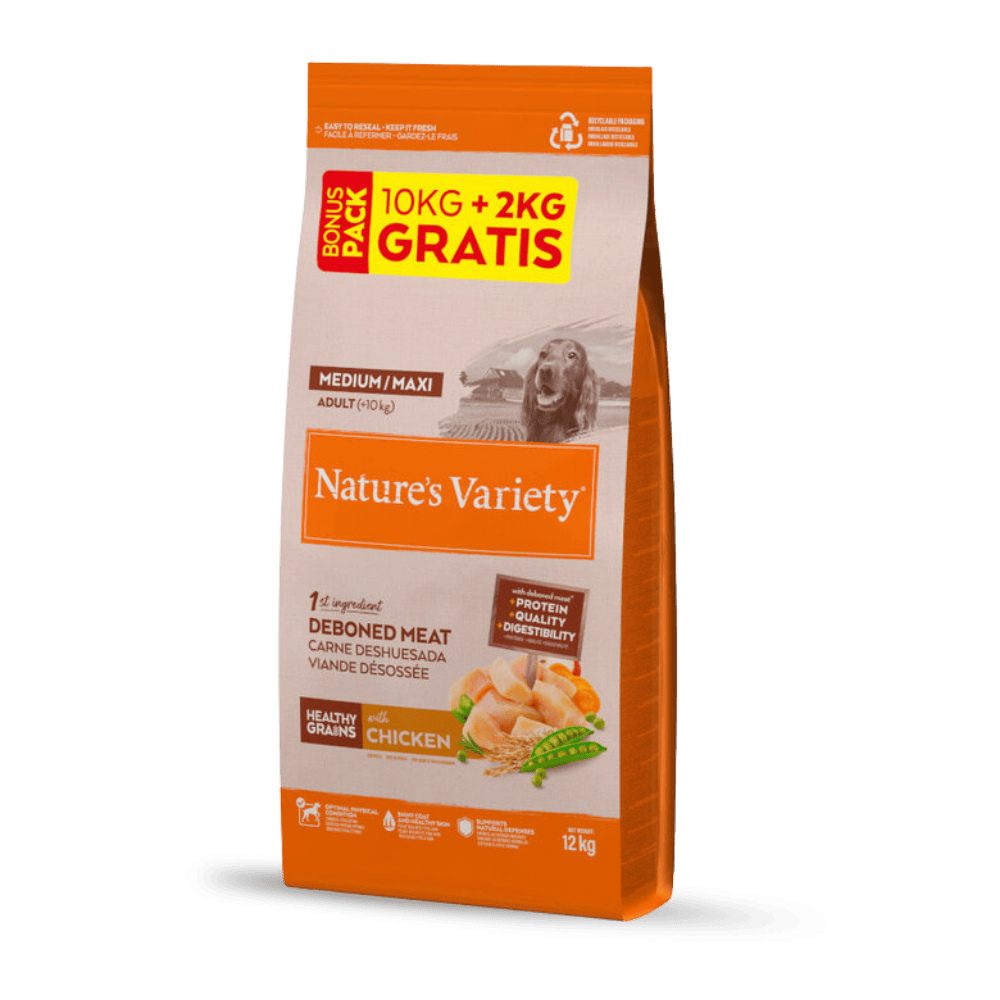 Nature'S Variety Healthy Grains Medium Maxi Pollo NATURE'S VARIETY Mascotas-Ávila