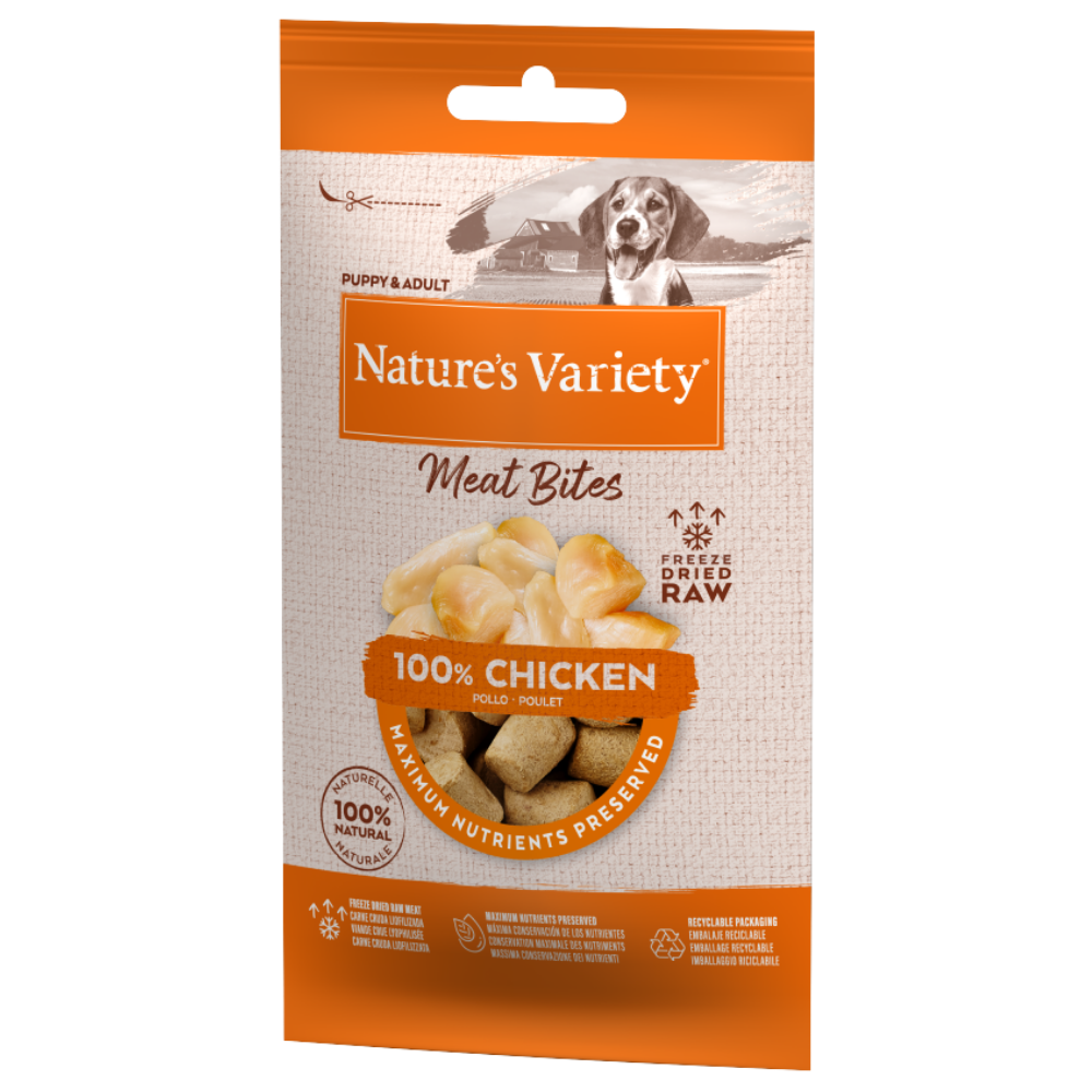 Nature'S Variety Meat Bites 20 g Snack para Perros NATURE'S VARIETY Mascotas-Ávila