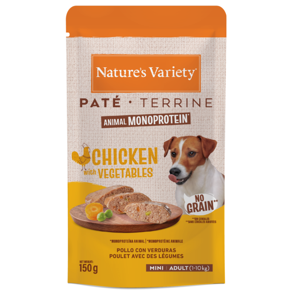 Nature'S Variety Original Paté Mini Pollo 150 g NATURE'S VARIETY Mascotas-Ávila