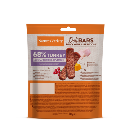 Nature's Variety DeliBars Superfood Pavo Snack para Perros Nature's Variety Mascotas-Ávila