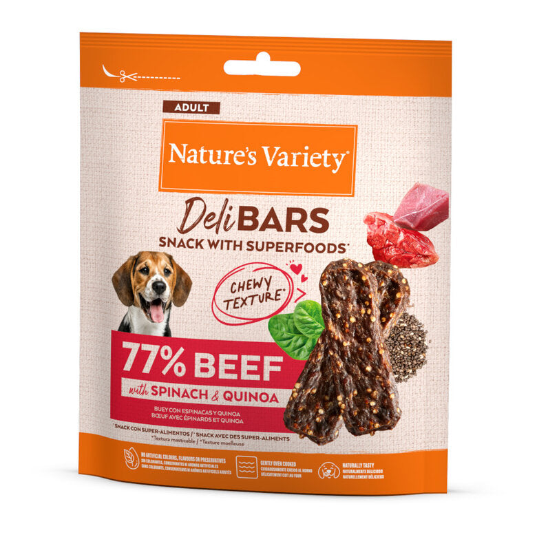 Nature's Variety DeliBars Superfood Ternera Snack para Perros Nature's Variety Mascotas-Ávila