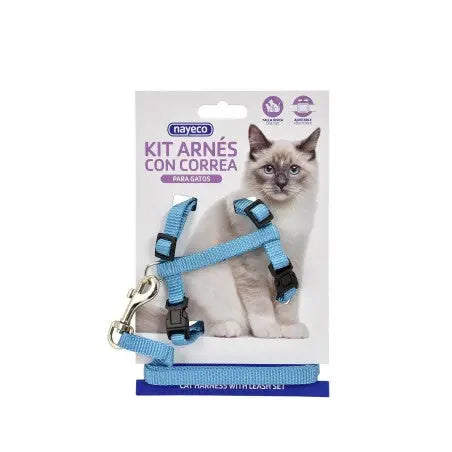 Nayeco Arnés y Correa Basic para Gato NAYECO Mascotas-Ávila