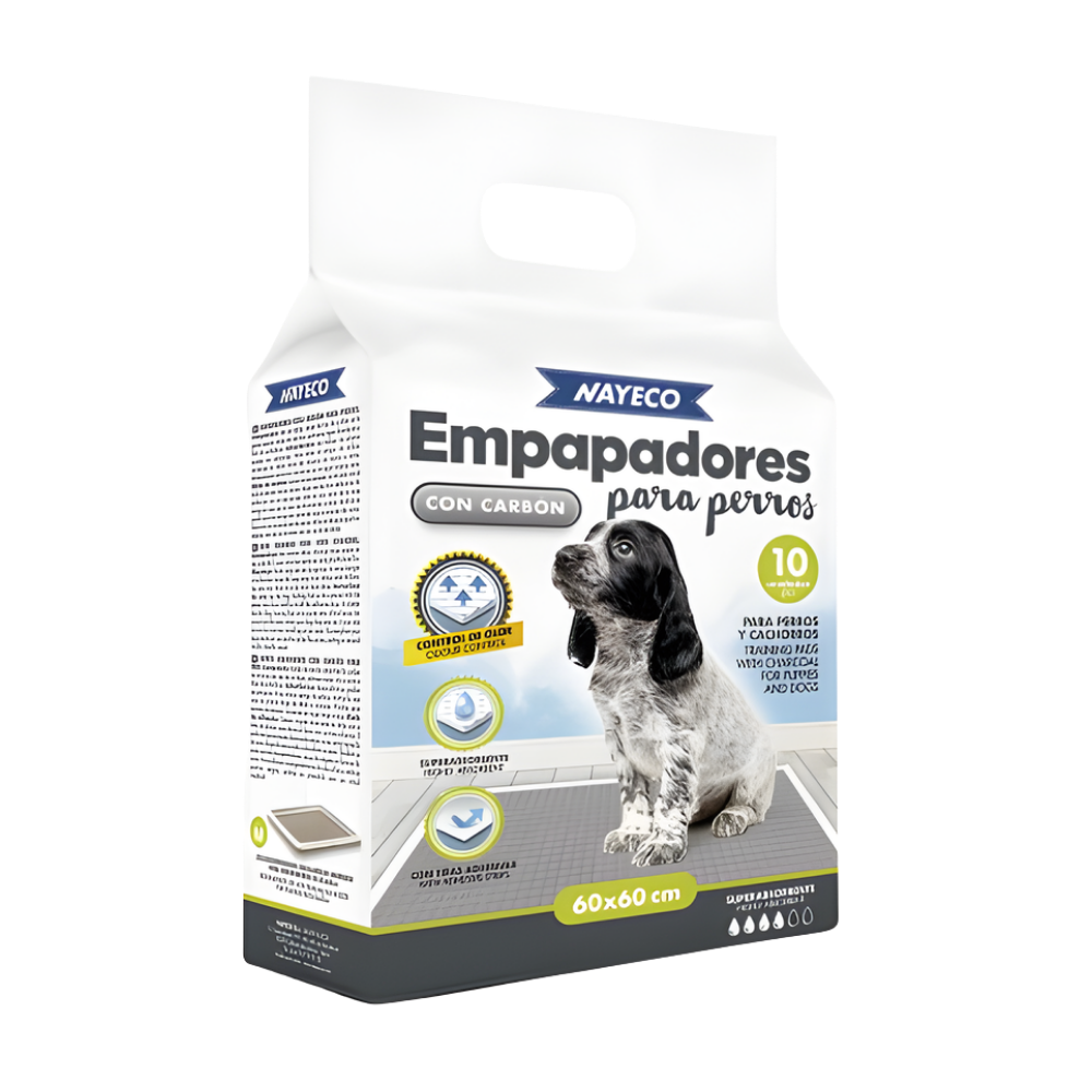 Nayeco Empapadores con Carbón Activo Ultra Absorbentes para Perros NAYECO Mascotas-Ávila