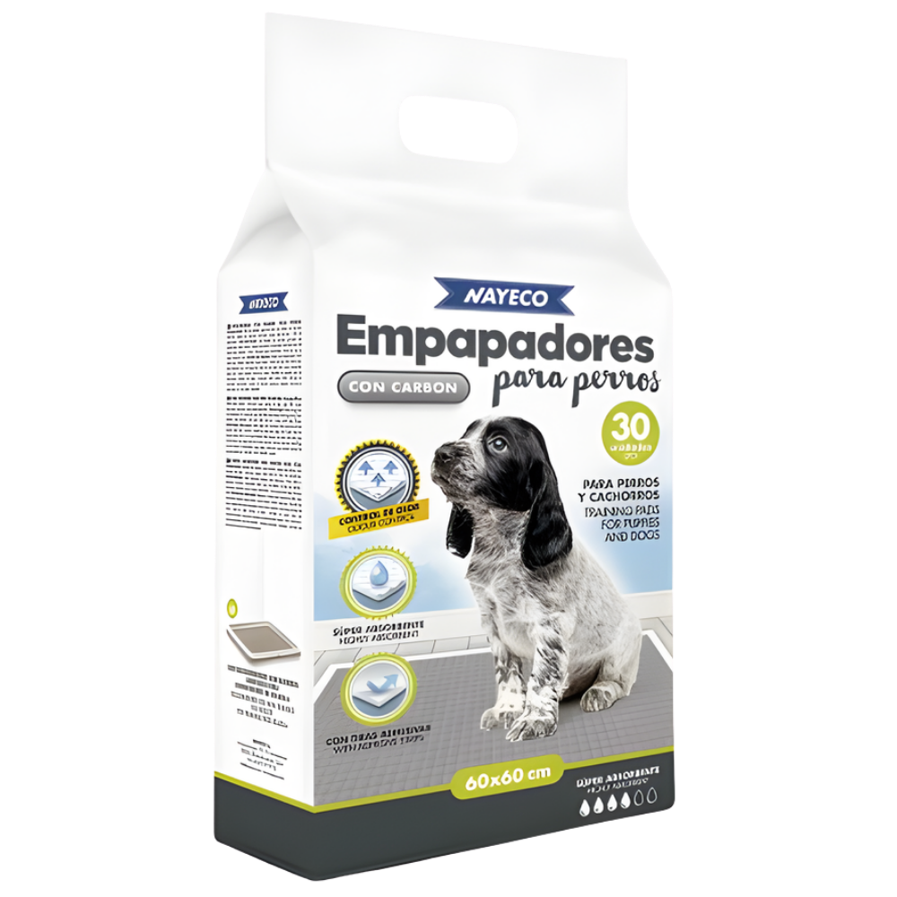 Nayeco Empapadores con Carbón Activo Ultra Absorbentes para Perros NAYECO Mascotas-Ávila
