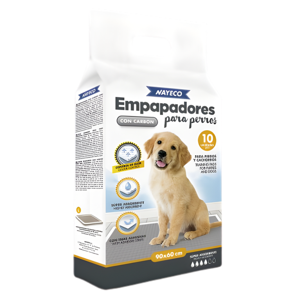 Nayeco Empapadores con Carbón Activo Ultra Absorbentes para Perros NAYECO Mascotas-Ávila