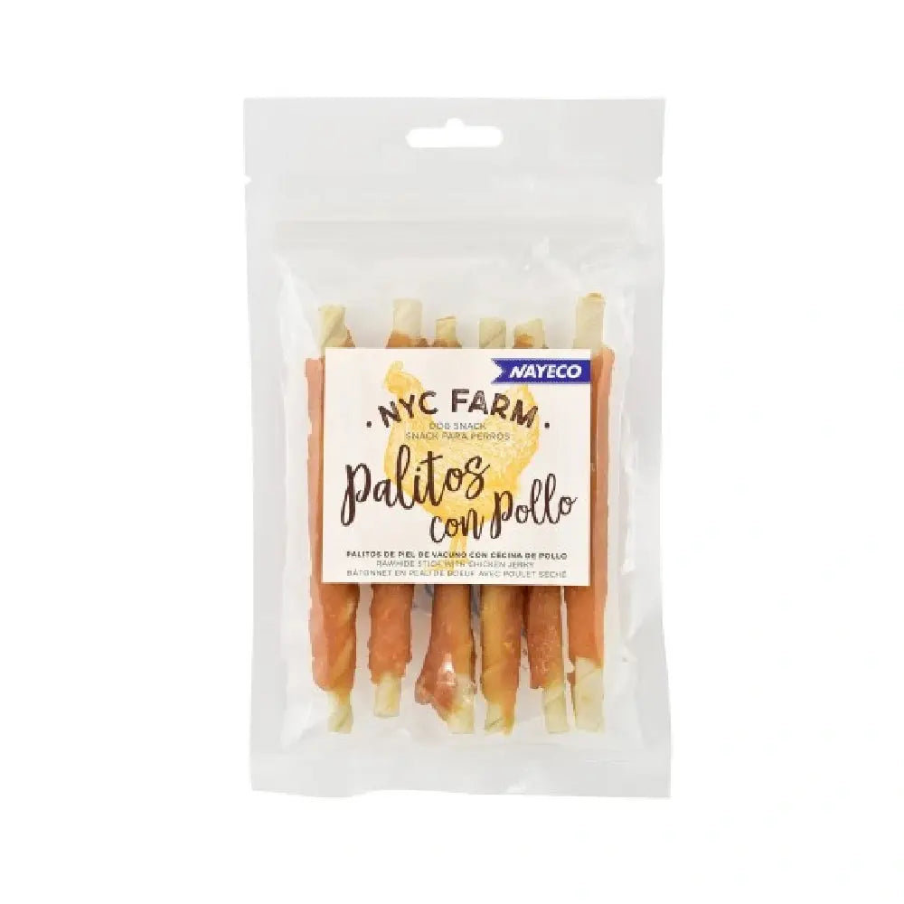 Nayeco Farm Palitos con Pollo para Perro 12,5cm - 80g NAYECO Mascotas-Ávila