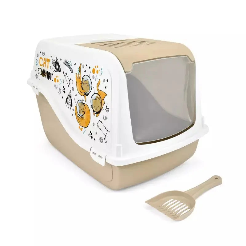 Nayeco Gatera Cat Stronaut 58x39x38 cm Arenero Cerrado para Gatos Mascotas-Ávila Mascotas-Ávila