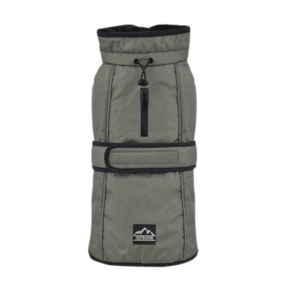 65 cm / Gris Nayeco Impermeable con Forro Polar "La Tormenta Perfecta Sin Patas" Ropa para Perros NAYECO Mascotas-Ávila