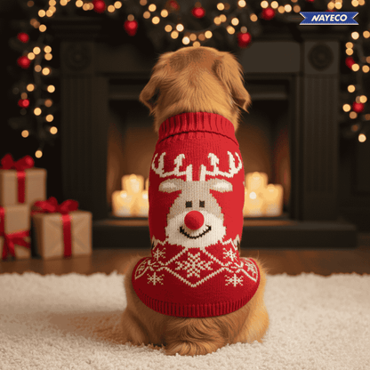 Nayeco Jersey Punto Reno Navidad Ropa para Perros NAYECO Mascotas-Ávila
