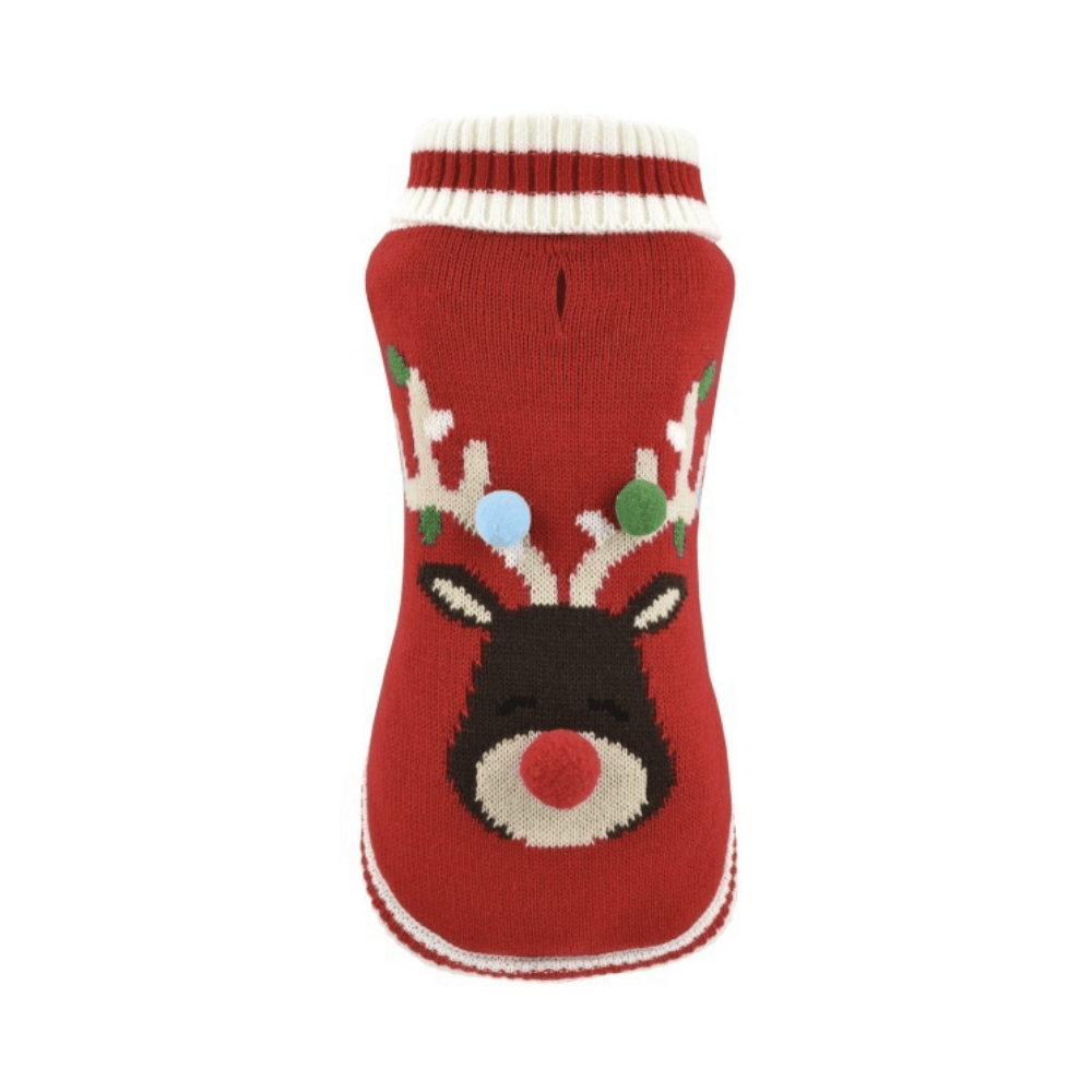Nayeco Jersey Punto Rudolf Navidad Ropa para Perros NAYECO Mascotas-Ávila