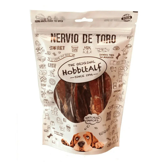 Nervio de Toro 15 cm - Pack 10 uds Snack Natural para Perros Adultos y Cachorros Puppy Hobbit Alf HOBBIT.ALF Mascotas-Ávila