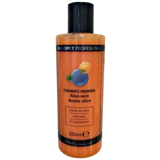 Champú Perro 250 ml Aloe/Oliva Novopet NOVOPET
