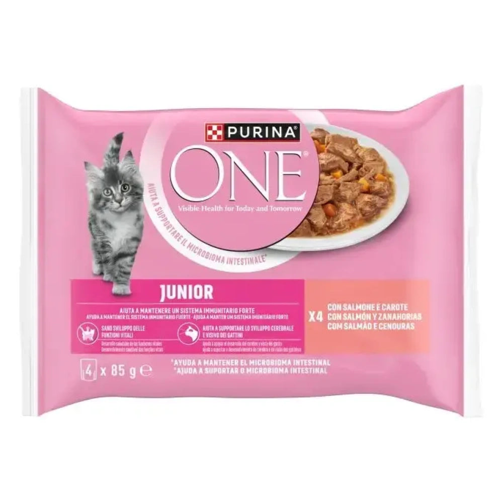 ONE Junior Pack Comida Húmeda para Gatos 4x85g ONE Mascotas-Ávila