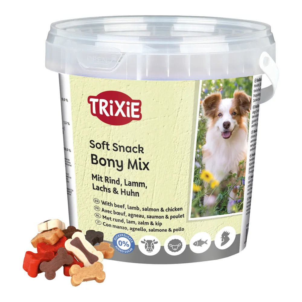 Trixie Bote Soft Snack Bony Mix 500 g para Perros TRIXIE Mascotas-Ávila