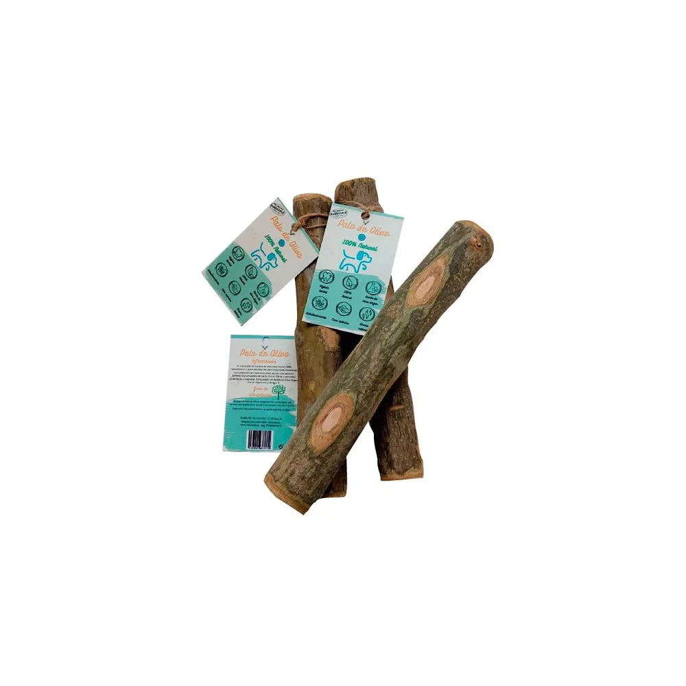 Palo de Madera de Olivo Snack Natural para Perros Hobbit Alf HOBBIT.ALF Mascotas-Ávila