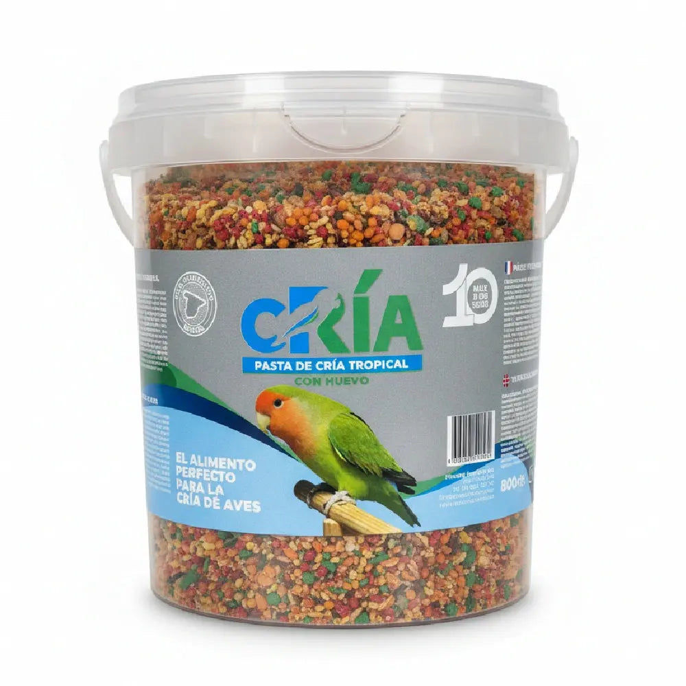 Pasta de Cría 800 g Comida para Pájaros CRIA Mascotas-Ávila