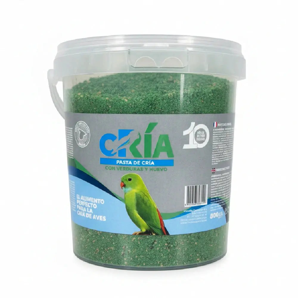 Pasta de Cría 800 g Comida para Pájaros CRIA Mascotas-Ávila