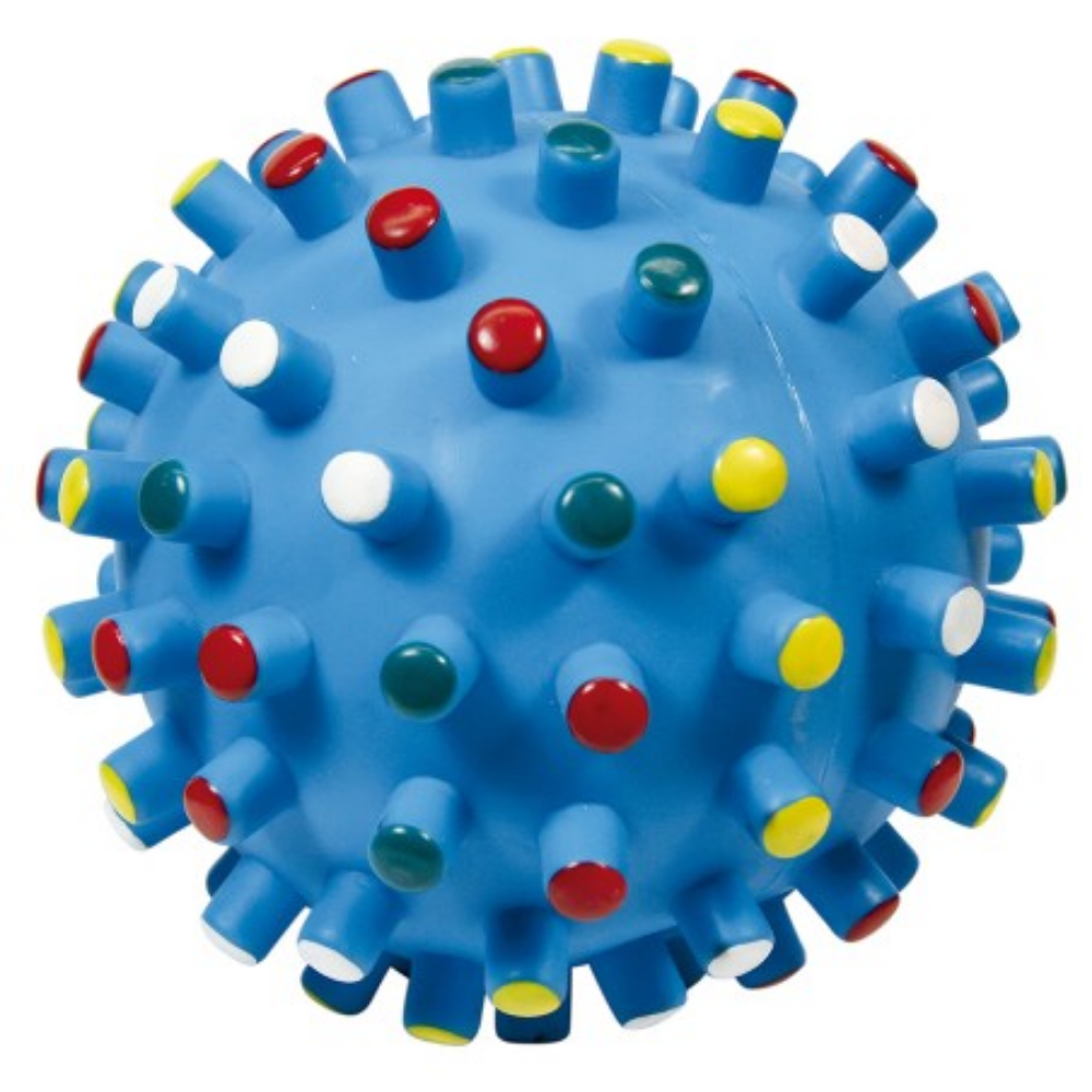 Pelota Vinilo con Puntitas de Colores NAYECO Mascotas-Ávila