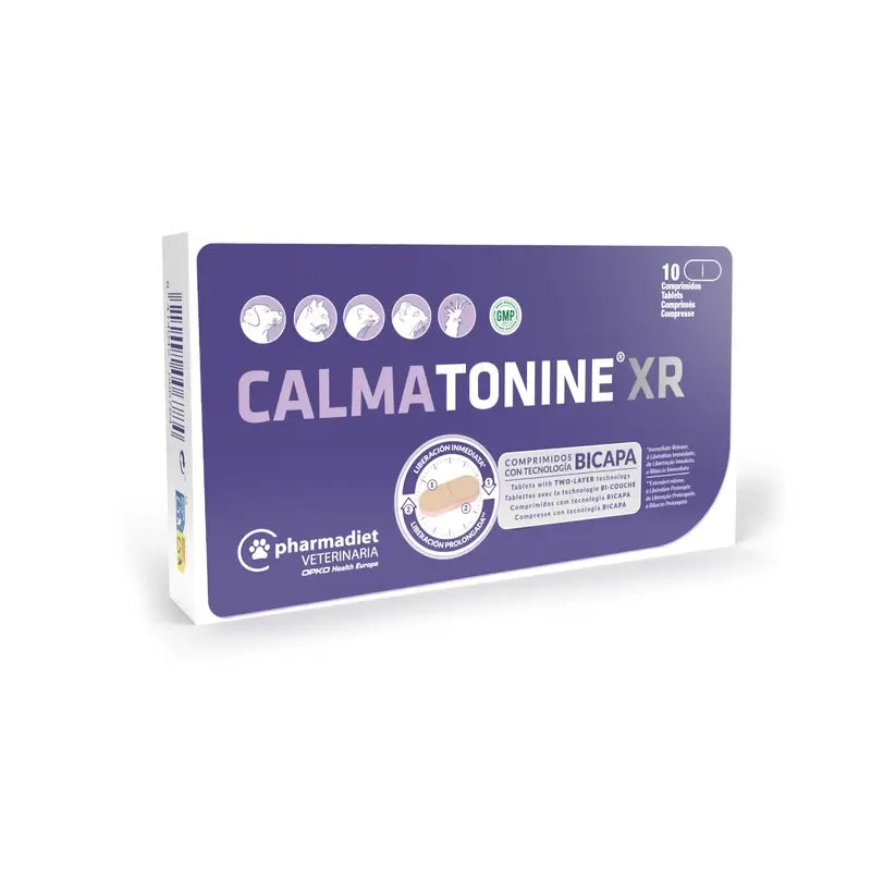 Pharmadiet Calmatonine XR Bicapa 10 Comprimidos PHARMADIET Mascotas-Ávila