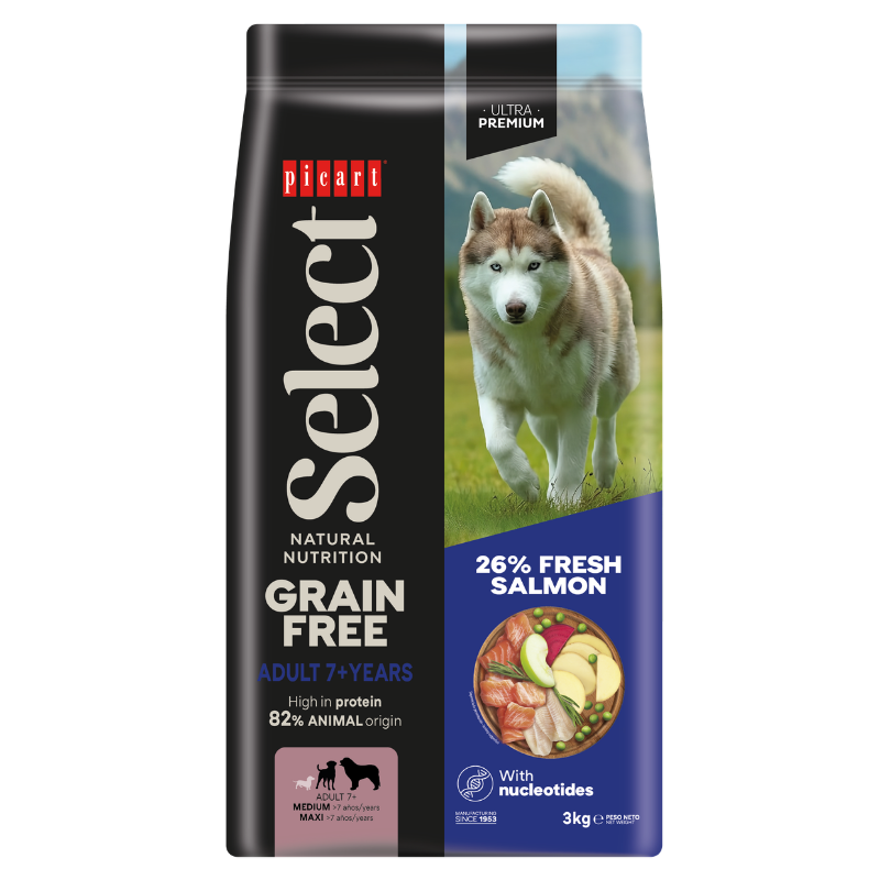 Picart Select Adult 7+ Años Grain Free Salmón PICART SELECT Mascotas-Ávila