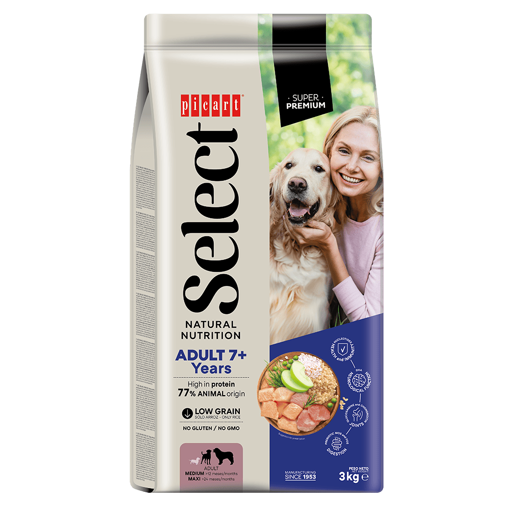 Picart Select Adult 7+ Years Chicken & Rice Pienso para Perros con Pollo y Arroz PICART SELECT Mascotas-Ávila