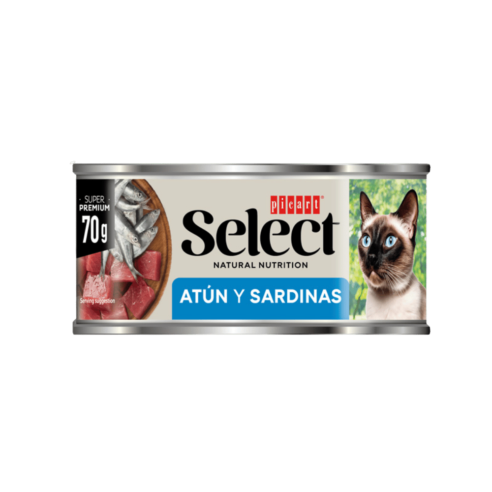 Picart Select Adult Atún y Sardinas Lata Comida Húmeda para Gatos PICART SELECT Mascotas-Ávila