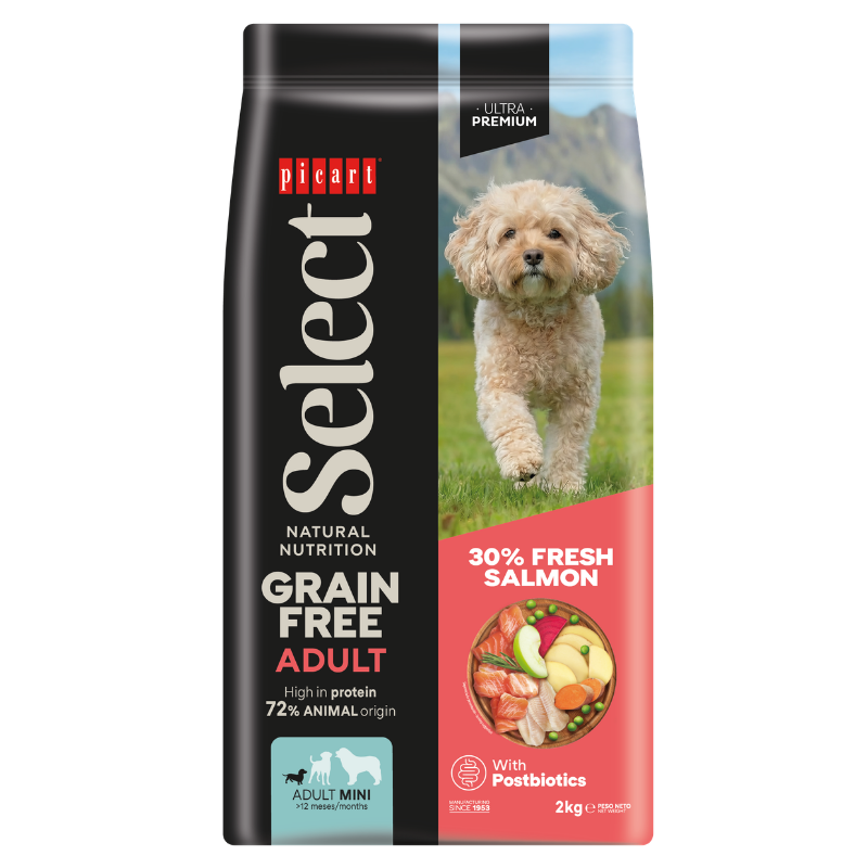 Picart Select Adult Mini Grain Free Salmón Pienso para Perros PICART SELECT Mascotas-Ávila