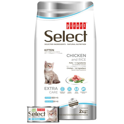 Picart Select Cat Kitten Pollo y Arroz 400 g PICART SELECT Mascotas-Ávila
