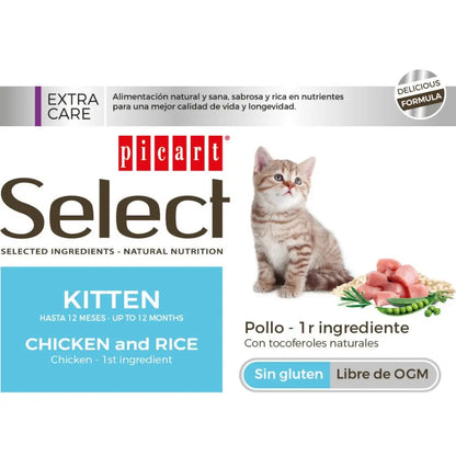 Picart Select Cat Kitten Pollo y Arroz 400 g PICART SELECT Mascotas-Ávila
