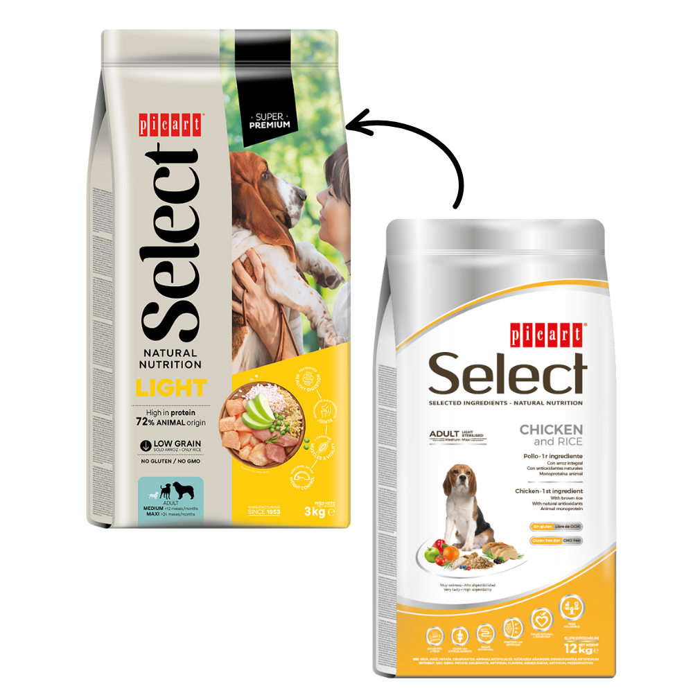 Picart Select Dog Adult Light PICART SELECT Mascotas-Ávila