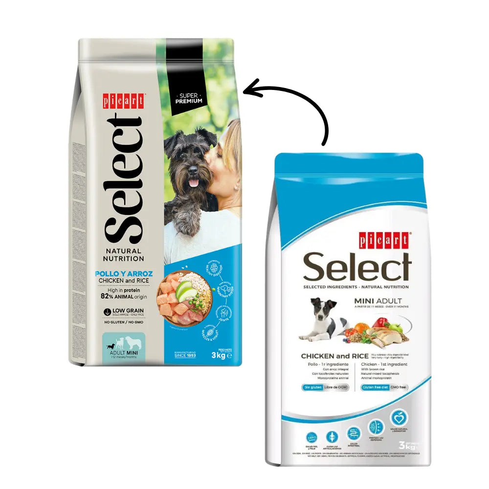 Picart Select Dog Adult Mini Chicken y Rice PICART Mascotas-Ávila
