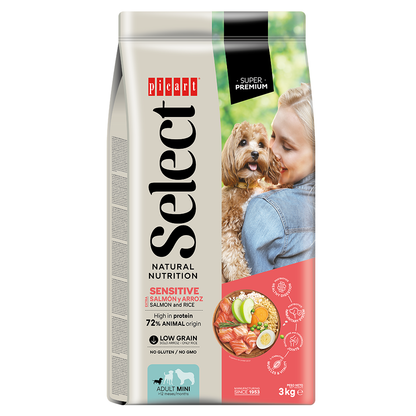 Picart Select Dog Adult Mini Salmón y Rice 8 kg PICART SELECT Mascotas-Ávila