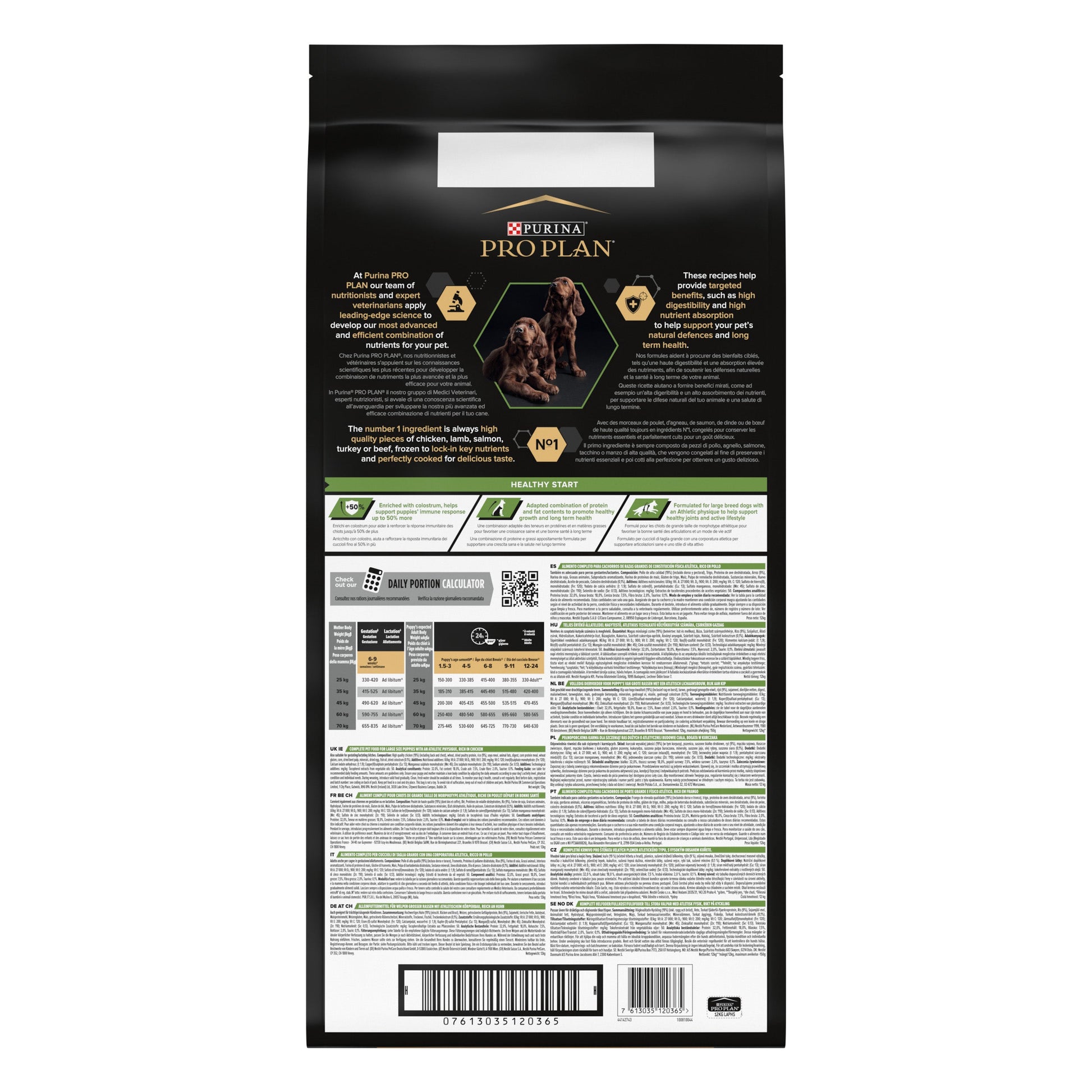 Pro Plan Dog Large Athletic Puppy Start Pollo Pienso para Cachorros PRO PLAN Mascotas-Ávila