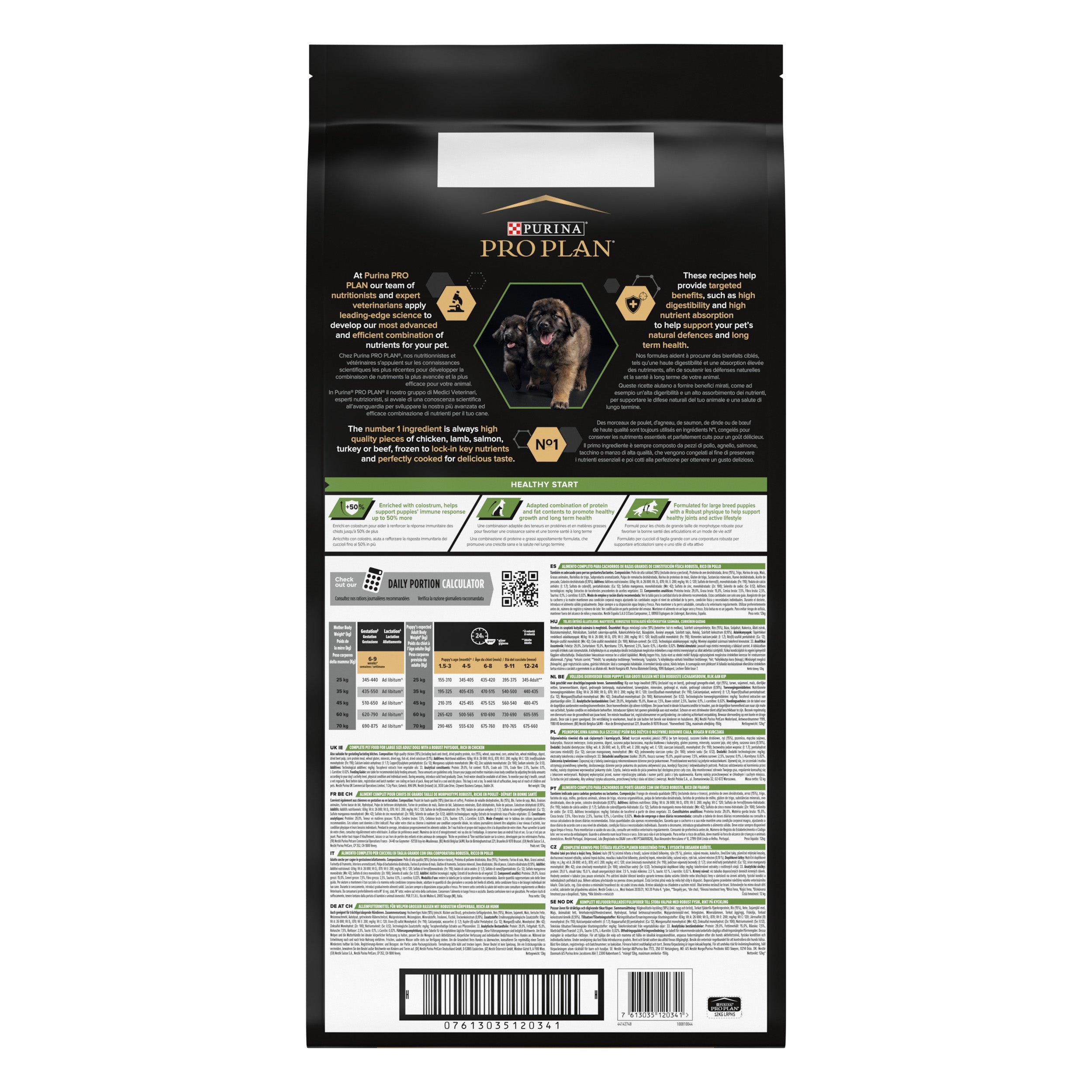 Pro Plan Dog Large Robust Puppy Start Pollo Pienso para Cachorros PRO PLAN Mascotas-Ávila