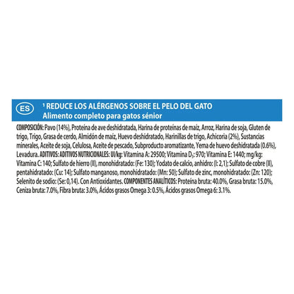 Pro Plan LiveClear Sterilised 7+ Senior Pavo Pienso Reduce Alérgenos sobre el Pelo del Gato PRO PLAN Mascotas-Ávila