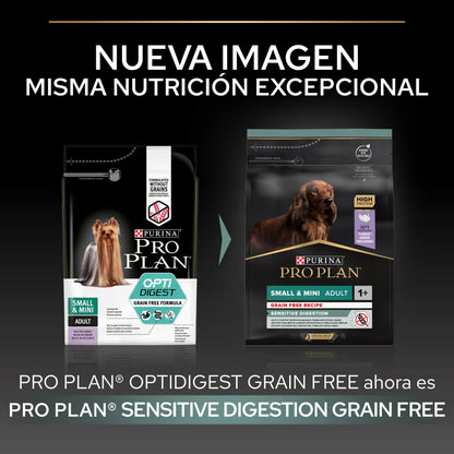 Pro Plan Small & Mini Adult Digest Grain Free Pavo Pienso para Perros PURINA Mascotas-Ávila