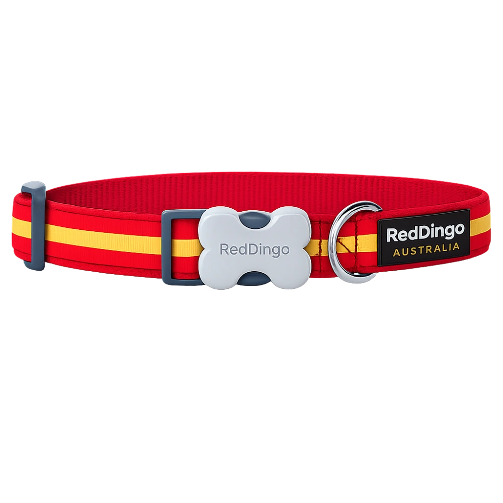 Red Dingo Collar Bandera de España para Perros RED DINGO Mascotas-Ávila