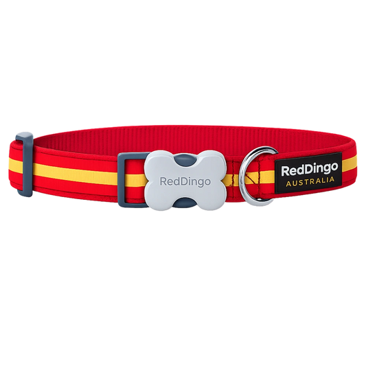 Red Dingo Collar Bandera de España para Perros RED DINGO Mascotas-Ávila