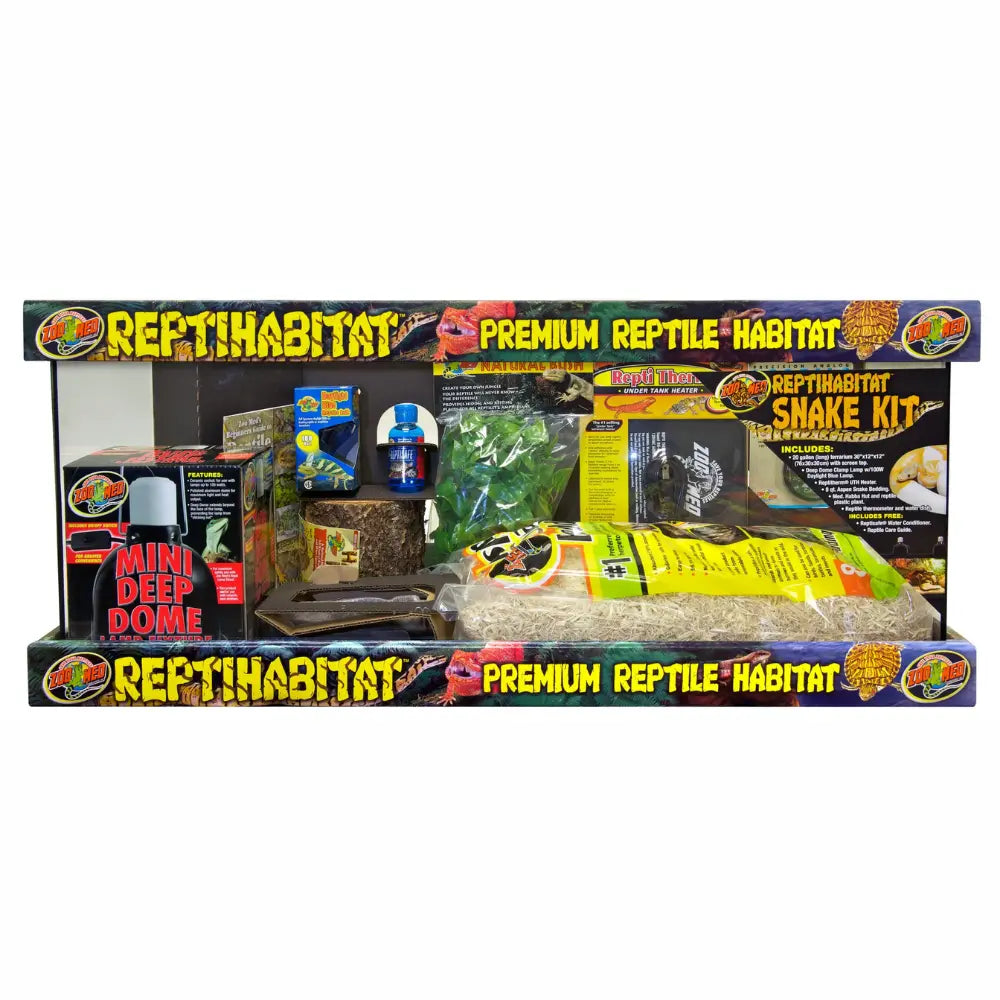 Reptihabitat Kit Snake 76X30X30 cm ZOOMED Mascotas-Ávila