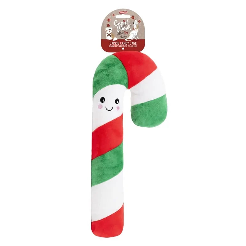 Rosewood Juguete Perro Navidad Carrie Candy Cane Peluche ROSEWOOD Mascotas-Ávila
