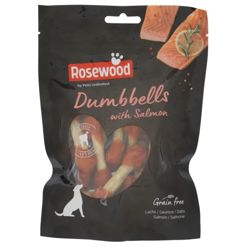 Rosewood Salmon Dumbbells Snack para Perros 400g ROSEWOOD Mascotas-Ávila