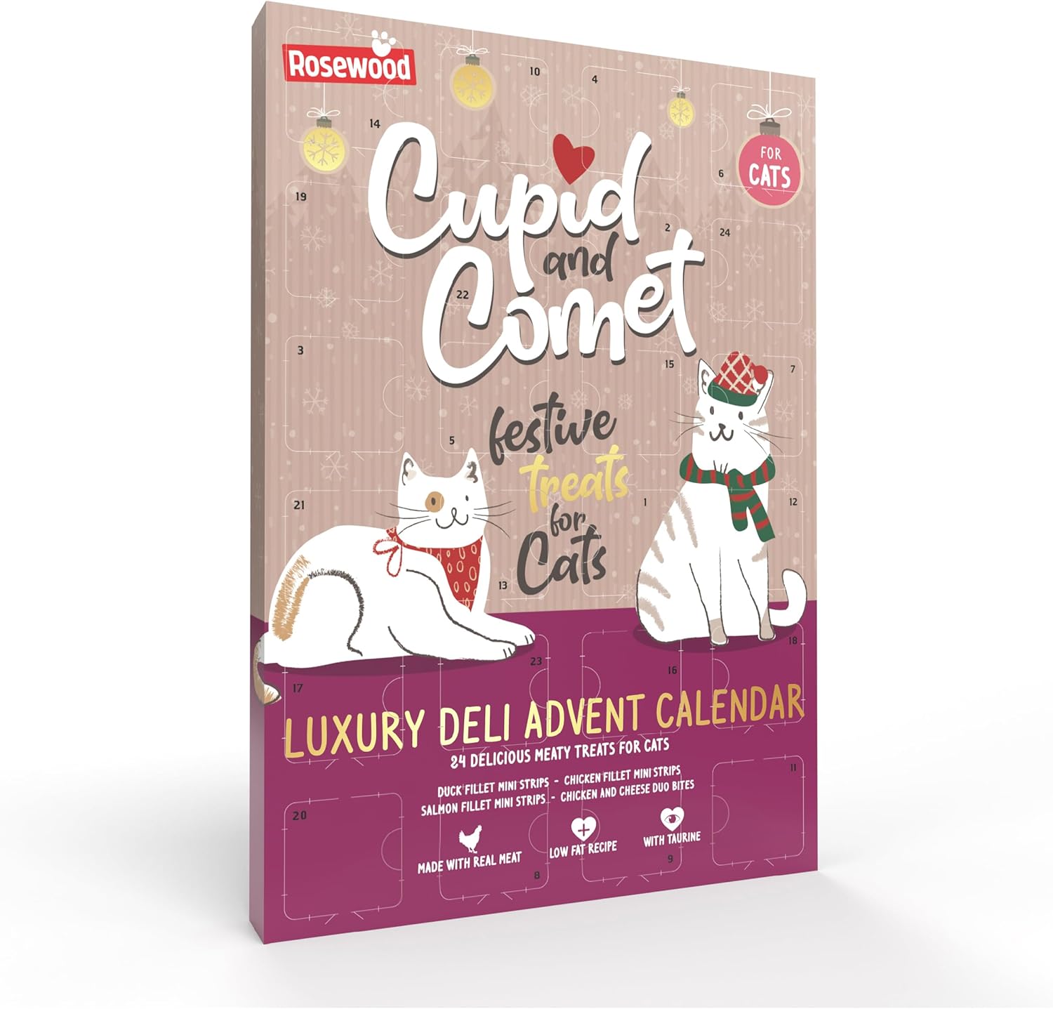 Rosewood Snack Cat Navidad Calendario Adviento 70gr ROSEWOOD Mascotas-Ávila