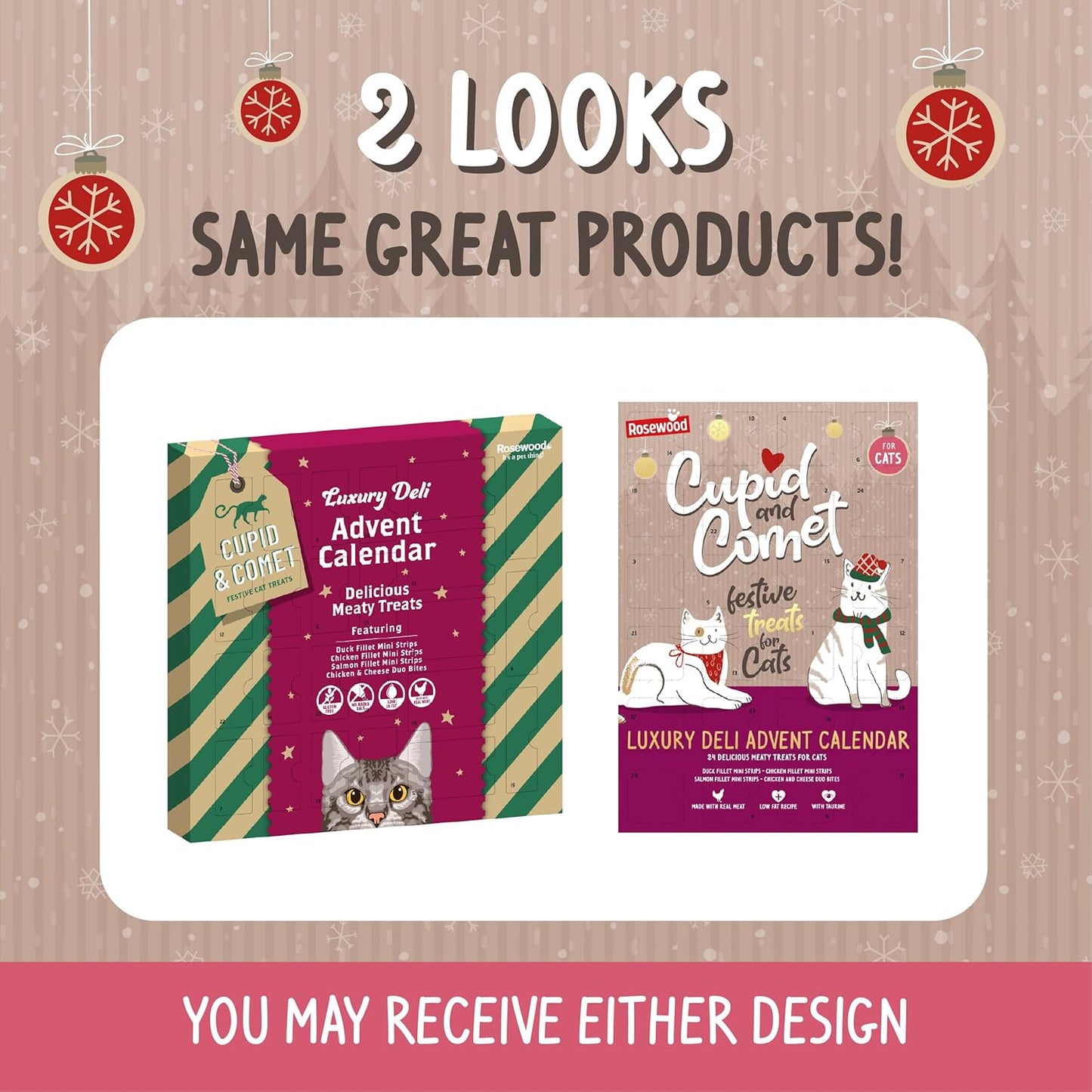 Rosewood Snack Cat Navidad Calendario Adviento 70gr ROSEWOOD Mascotas-Ávila