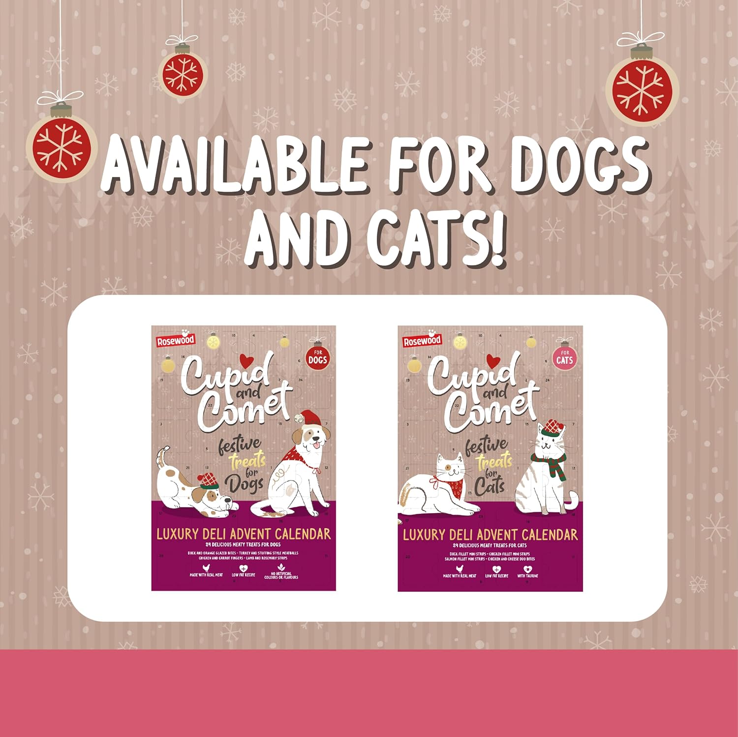 Rosewood Snack Cat Navidad Calendario Adviento 70gr ROSEWOOD Mascotas-Ávila