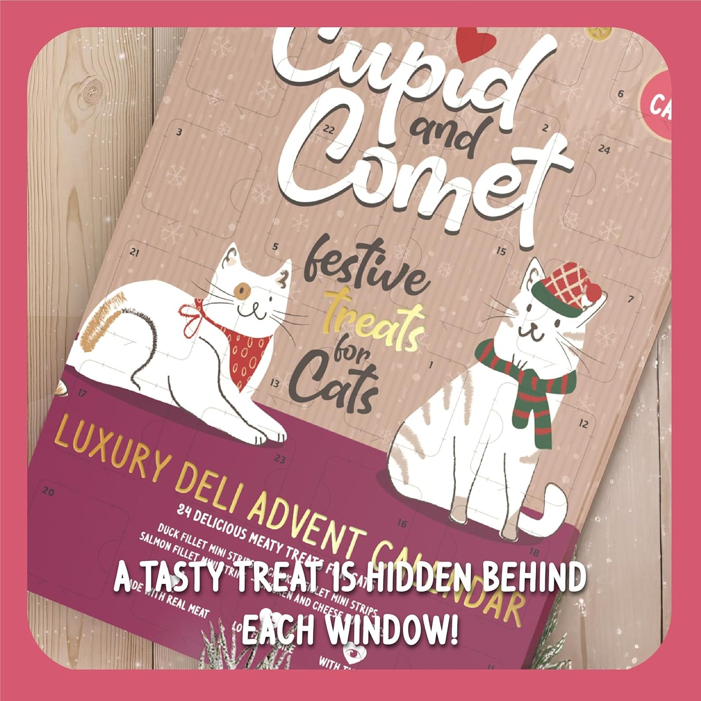 Rosewood Snack Cat Navidad Calendario Adviento 70gr ROSEWOOD Mascotas-Ávila