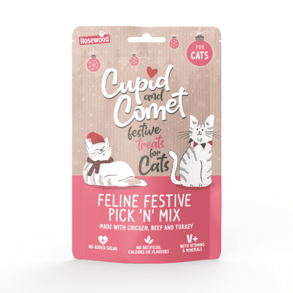Rosewood Snack Cat Navidad Festive Pick'n Mix 180gr ROSEWOOD Mascotas-Ávila