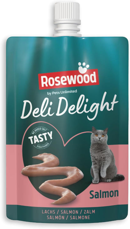 Rosewood Snack Deli Delight de Salmón para Gatos ROSEWOOD Mascotas-Ávila