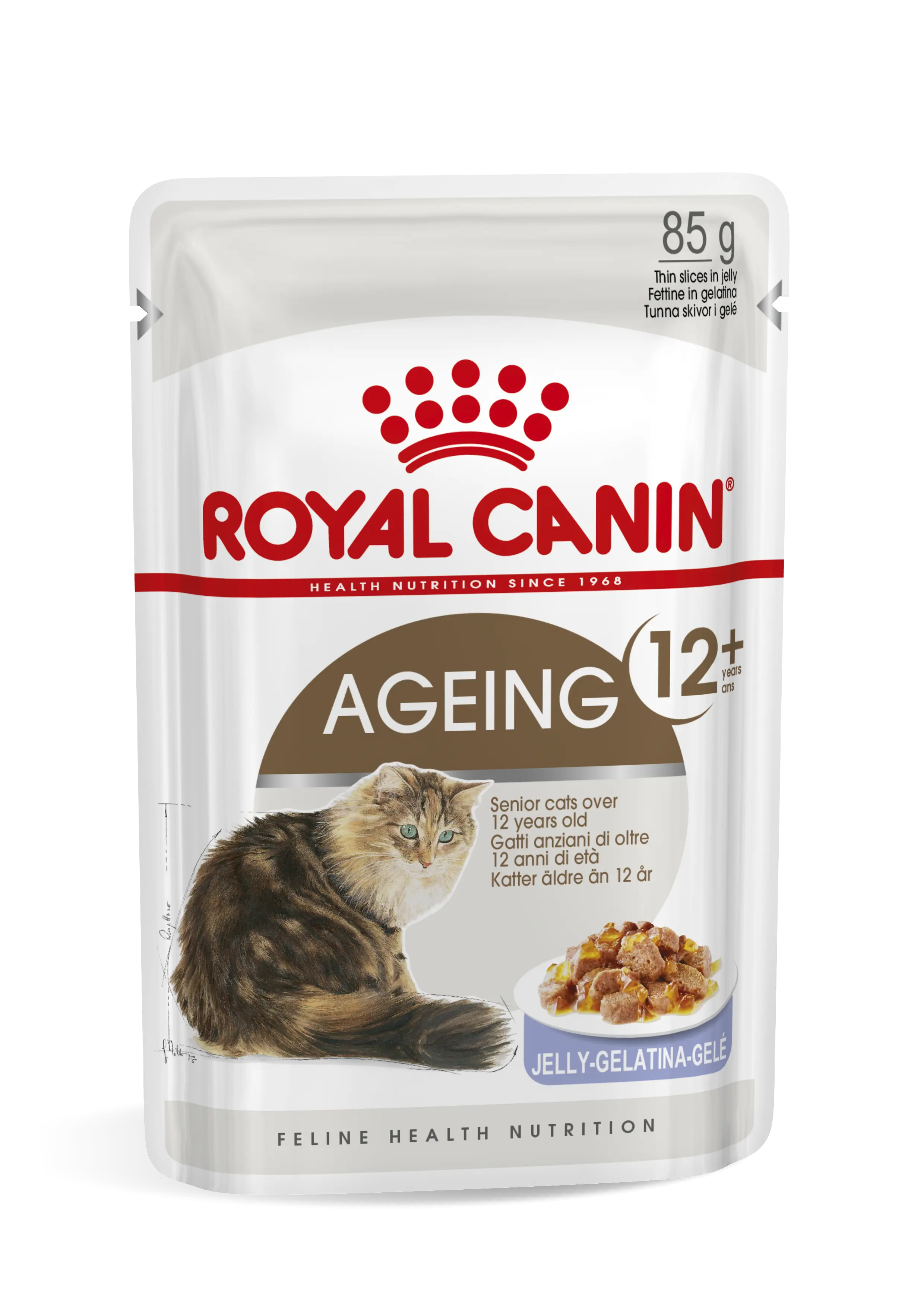 Royal Canin Ageing 12+ Gelatina 85 g Alimento Húmedo para Gatos ROYAL CANIN Mascotas-Ávila